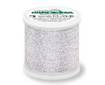 Spule Madeira Metallic Sparkling Stickgarn in Silber, Farbcode 041